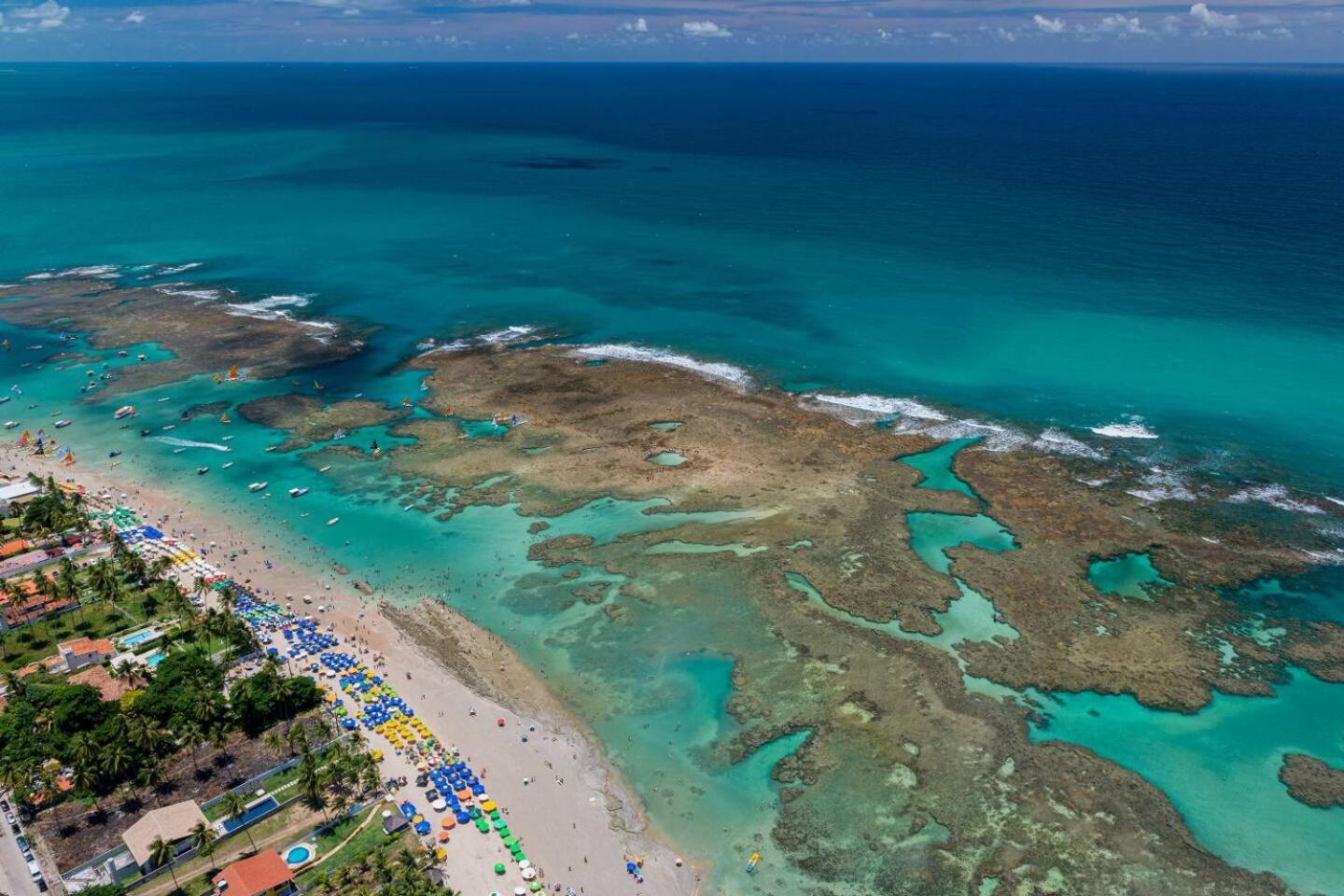 Studio Em Porto De Galinhas - Vista P Piscina Kültér fotó